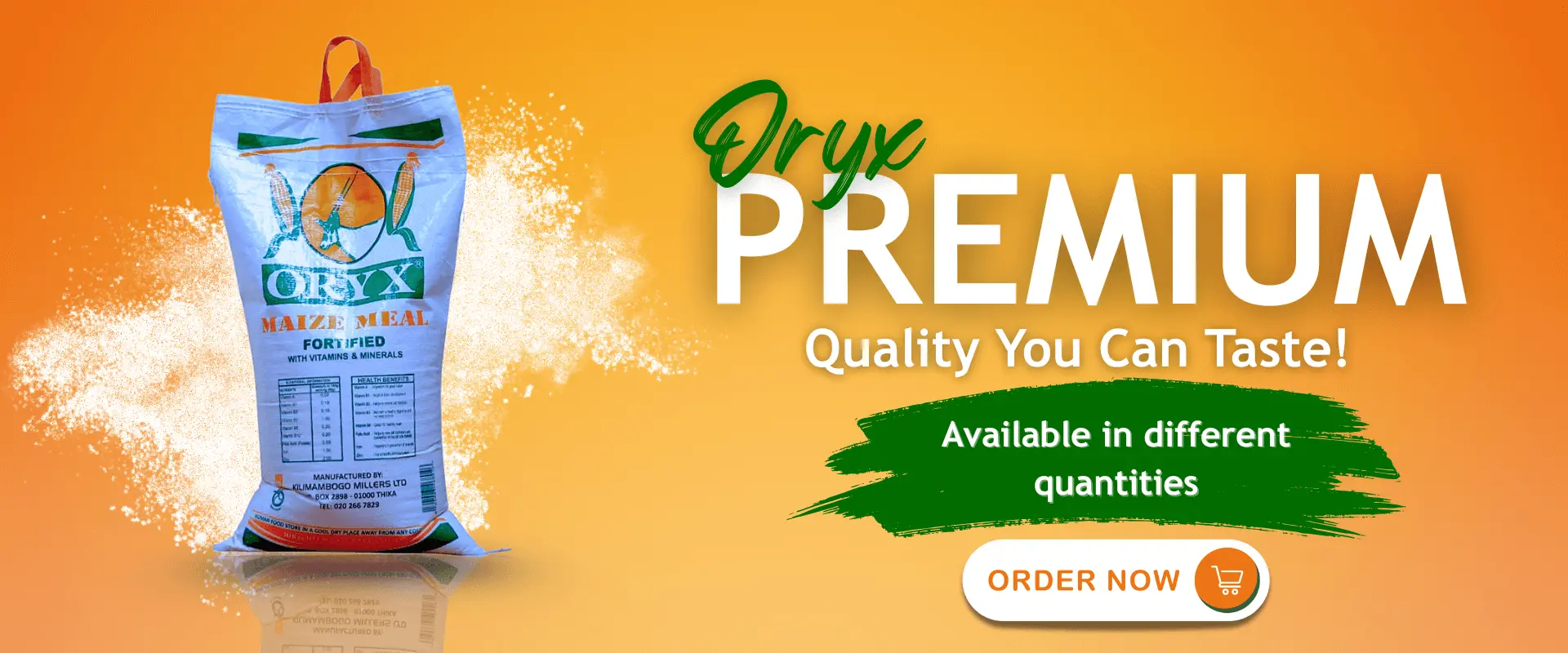 Premium Maize Flour Processing